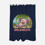 I Like To Relaxolotl-None-Polyester-Shower Curtain-kg07