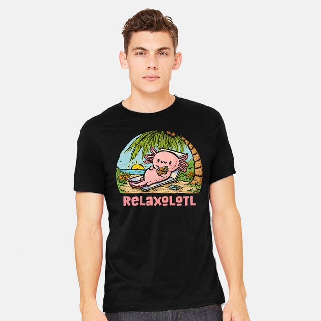 I Like To Relaxolotl-Mens-Heavyweight-Tee-kg07