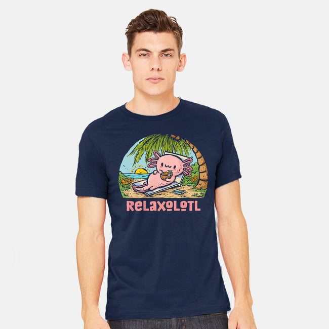 I Like To Relaxolotl-Mens-Heavyweight-Tee-kg07