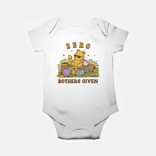 Zero Bothers Given-Baby-Basic-Onesie-kg07