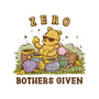 Zero Bothers Given-None-Matte-Poster-kg07