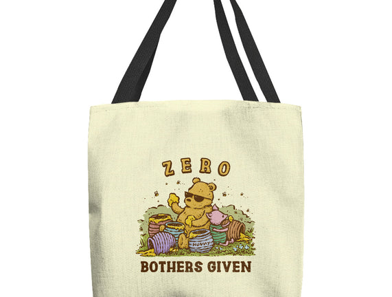 Zero Bothers Given