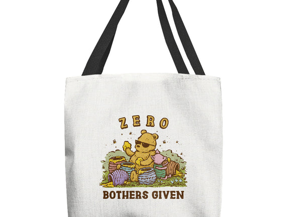 Zero Bothers Given
