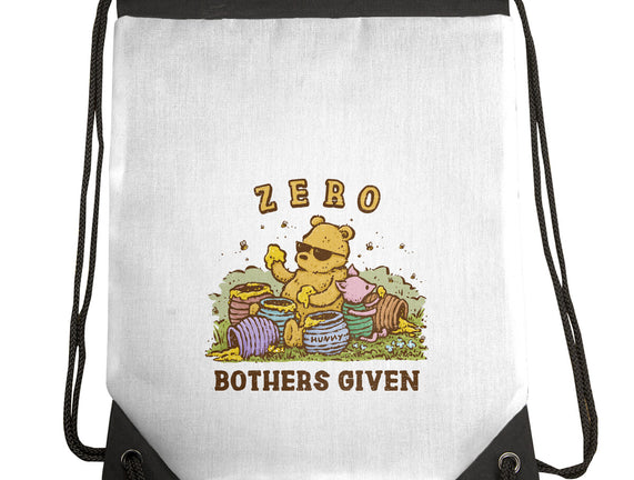 Zero Bothers Given