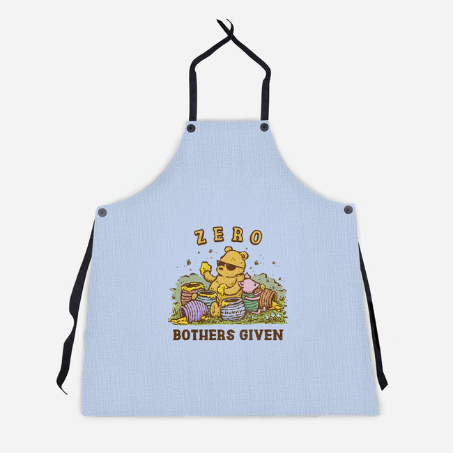 Zero Bothers Given-Unisex-Kitchen-Apron-kg07