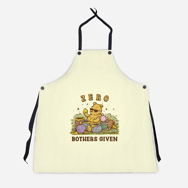 Zero Bothers Given-Unisex-Kitchen-Apron-kg07
