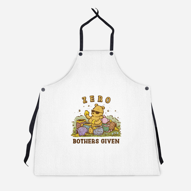 Zero Bothers Given-Unisex-Kitchen-Apron-kg07