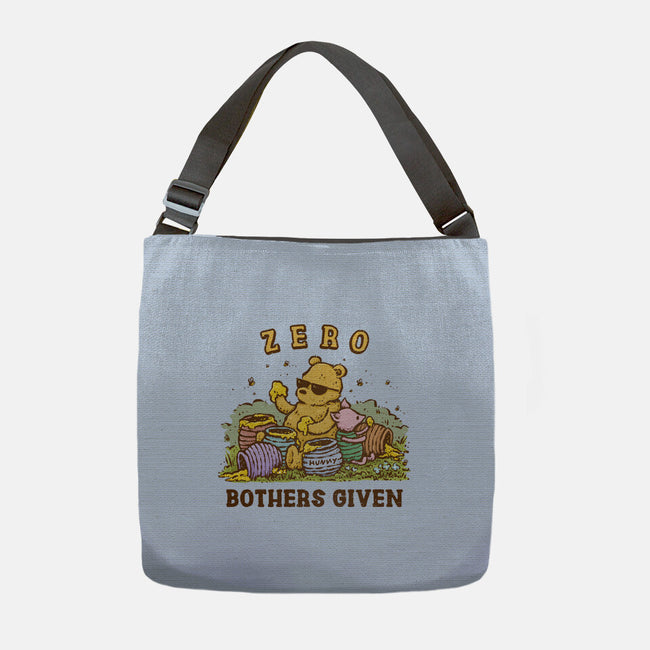 Zero Bothers Given-None-Adjustable Tote-Bag-kg07
