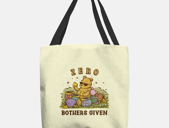 Zero Bothers Given