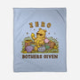 Zero Bothers Given-None-Fleece-Blanket-kg07