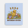 Zero Bothers Given-None-Stretched-Canvas-kg07