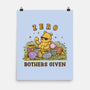 Zero Bothers Given-None-Matte-Poster-kg07