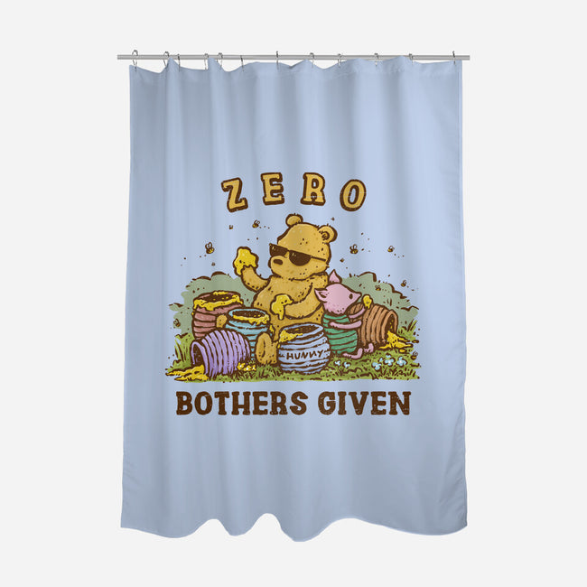 Zero Bothers Given-None-Polyester-Shower Curtain-kg07