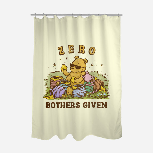 Zero Bothers Given-None-Polyester-Shower Curtain-kg07