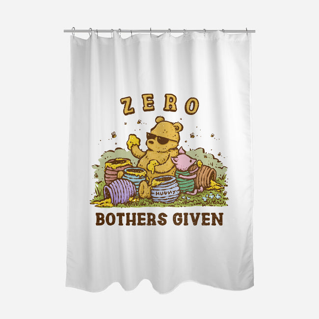 Zero Bothers Given-None-Polyester-Shower Curtain-kg07