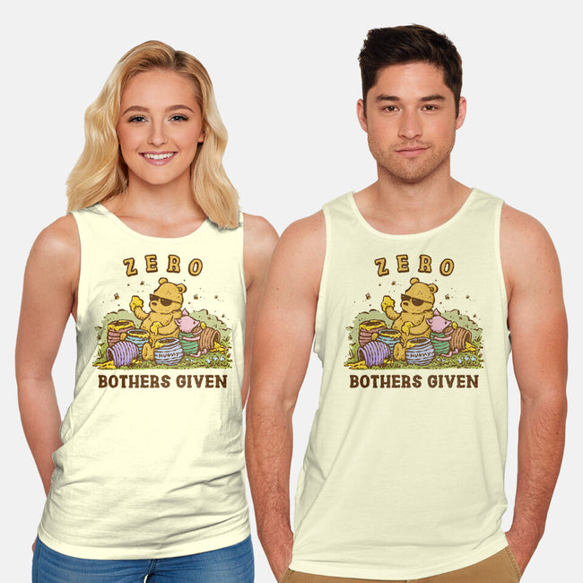 Zero Bothers Given-Unisex-Basic-Tank-kg07