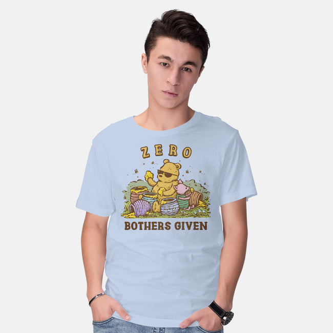 Zero Bothers Given-Mens-Basic-Tee-kg07