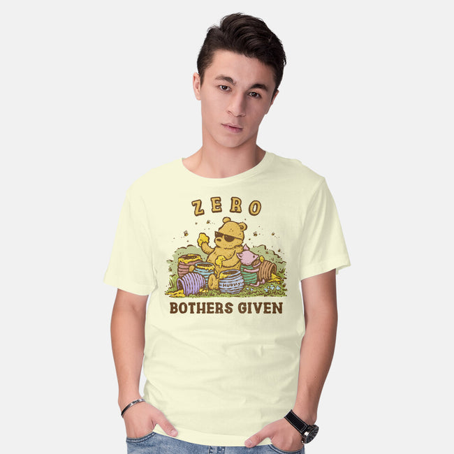 Zero Bothers Given-Mens-Basic-Tee-kg07