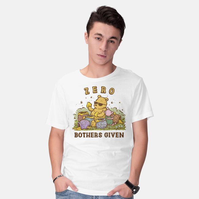 Zero Bothers Given-Mens-Basic-Tee-kg07