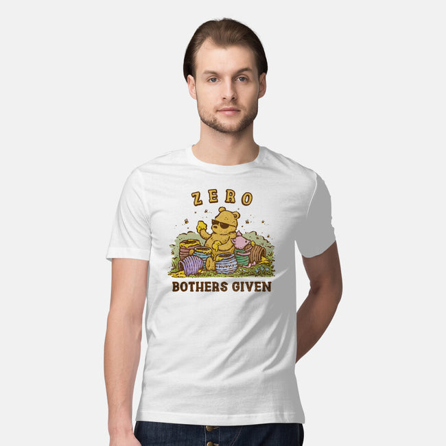 Zero Bothers Given-Mens-Premium-Tee-kg07