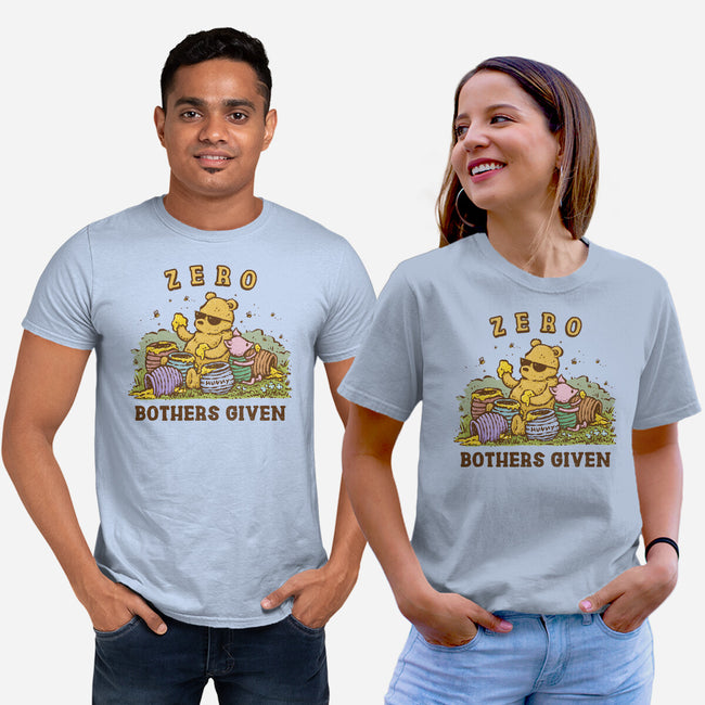 Zero Bothers Given-Unisex-Basic-Tee-kg07