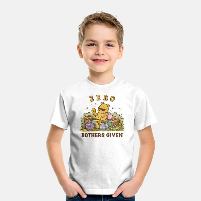 Zero Bothers Given-Youth-Basic-Tee-kg07