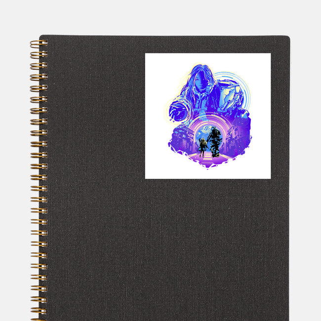 Lunars Adventure-None-Glossy-Sticker-hypertwenty