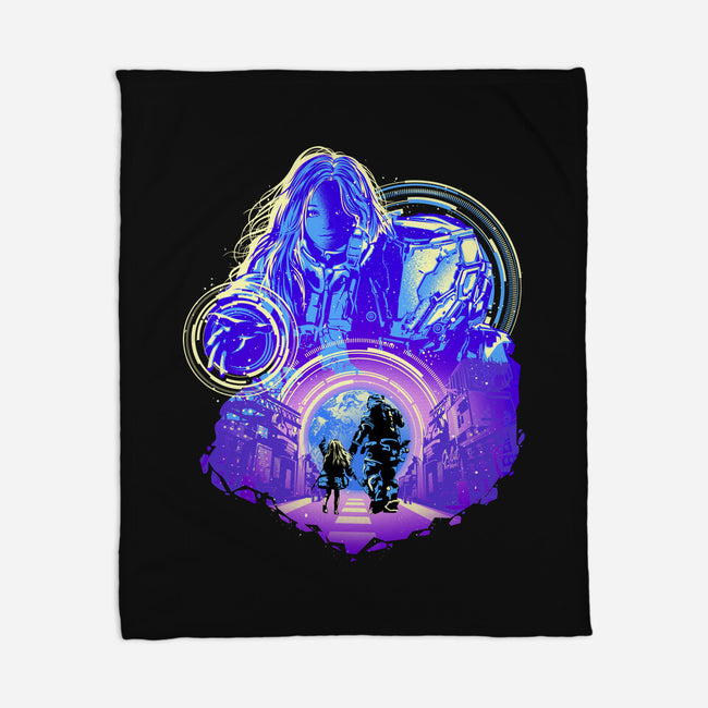 Lunars Adventure-None-Fleece-Blanket-hypertwenty