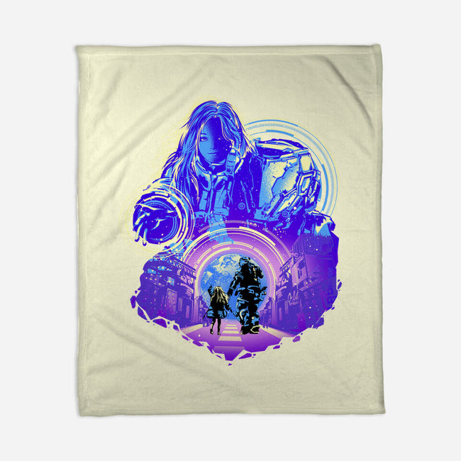 Lunars Adventure-None-Fleece-Blanket-hypertwenty