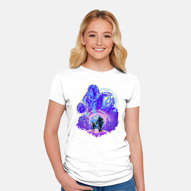 Lunars Adventure-Womens-Fitted-Tee-hypertwenty