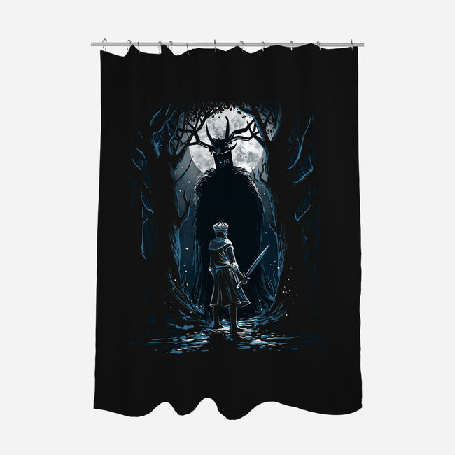 We Say Ni-None-Polyester-Shower Curtain-zascanauta