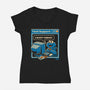 Tech Support I Accept Cookies-Womens-V-Neck-Tee-worlddominationforcats