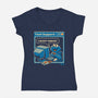 Tech Support I Accept Cookies-Womens-V-Neck-Tee-worlddominationforcats