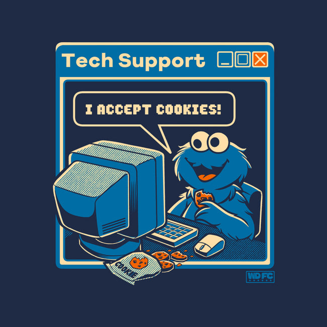Tech Support I Accept Cookies-None-Basic Tote-Bag-worlddominationforcats