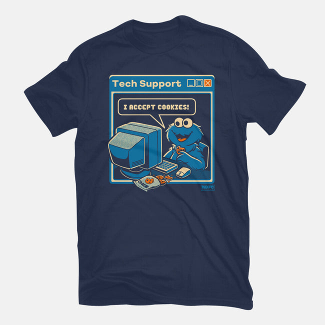 Tech Support I Accept Cookies-Youth-Basic-Tee-worlddominationforcats
