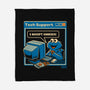 Tech Support I Accept Cookies-None-Fleece-Blanket-worlddominationforcats