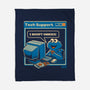 Tech Support I Accept Cookies-None-Fleece-Blanket-worlddominationforcats