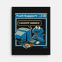 Tech Support I Accept Cookies-None-Stretched-Canvas-worlddominationforcats