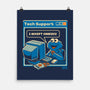 Tech Support I Accept Cookies-None-Matte-Poster-worlddominationforcats