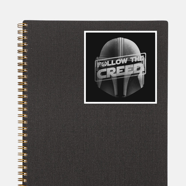 Follow The Creed-None-Glossy-Sticker-rmatix