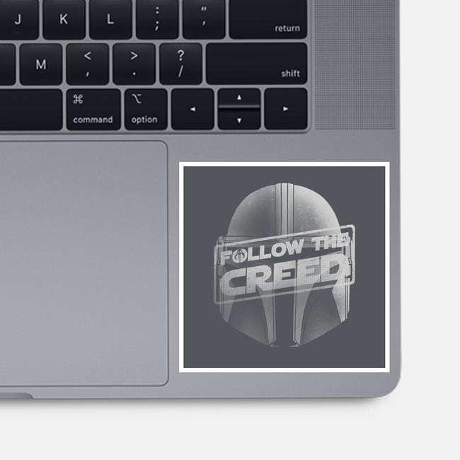Follow The Creed-None-Glossy-Sticker-rmatix