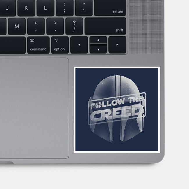 Follow The Creed-None-Glossy-Sticker-rmatix