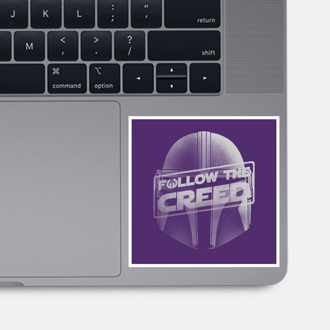 Follow The Creed-None-Glossy-Sticker-rmatix