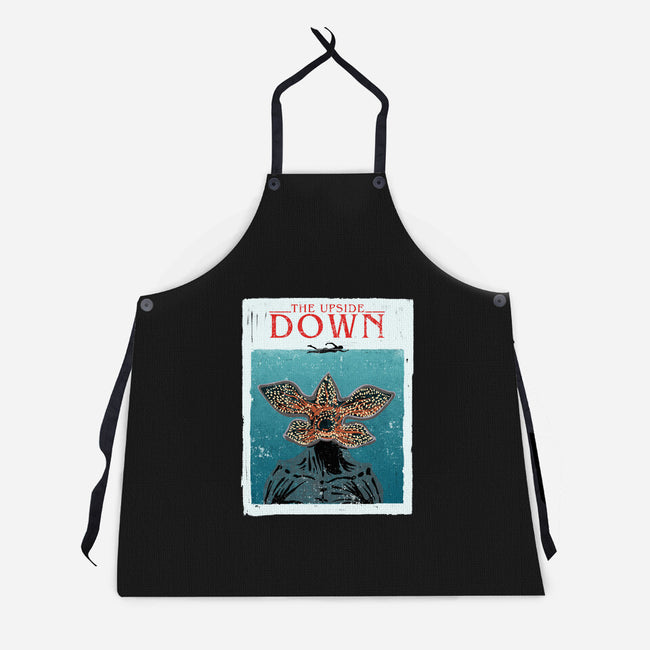 Up Side Jaws-Unisex-Kitchen-Apron-sebasebi