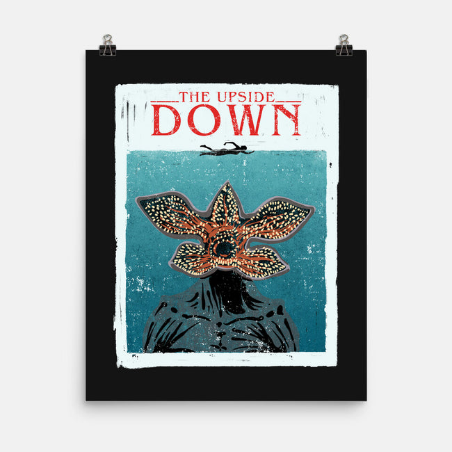 Up Side Jaws-None-Matte-Poster-sebasebi
