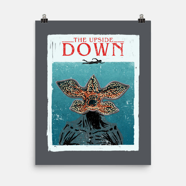 Up Side Jaws-None-Matte-Poster-sebasebi