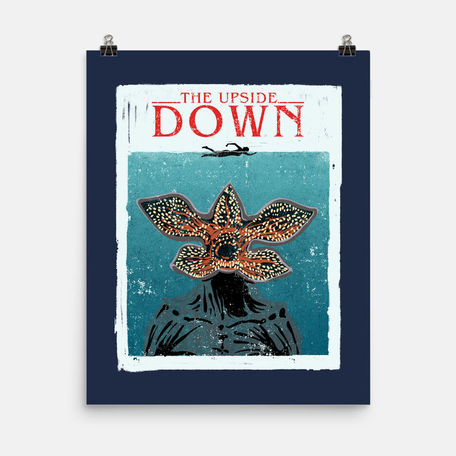 Up Side Jaws-None-Matte-Poster-sebasebi