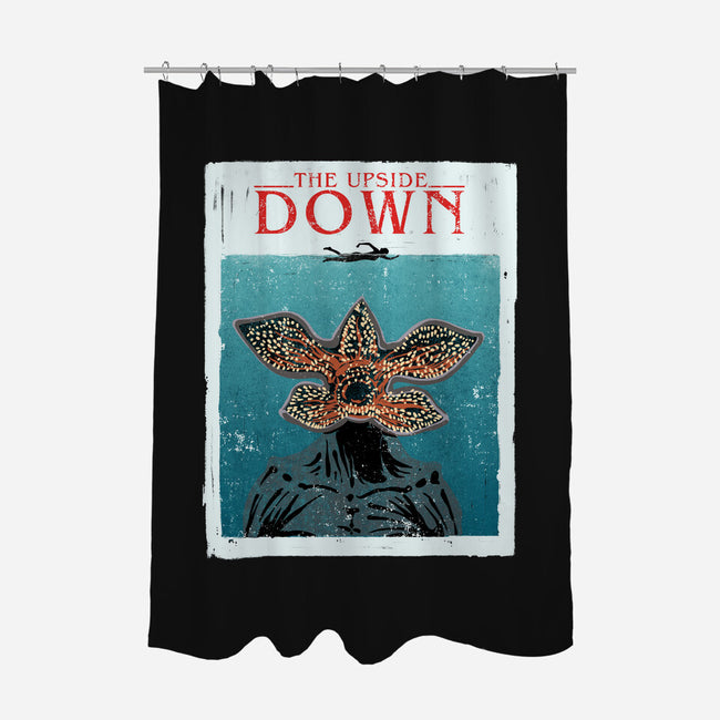 Up Side Jaws-None-Polyester-Shower Curtain-sebasebi