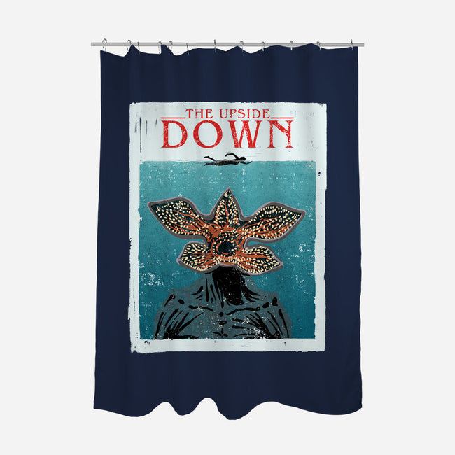 Up Side Jaws-None-Polyester-Shower Curtain-sebasebi