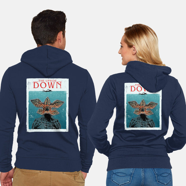 Up Side Jaws-Unisex-Zip-Up-Sweatshirt-sebasebi
